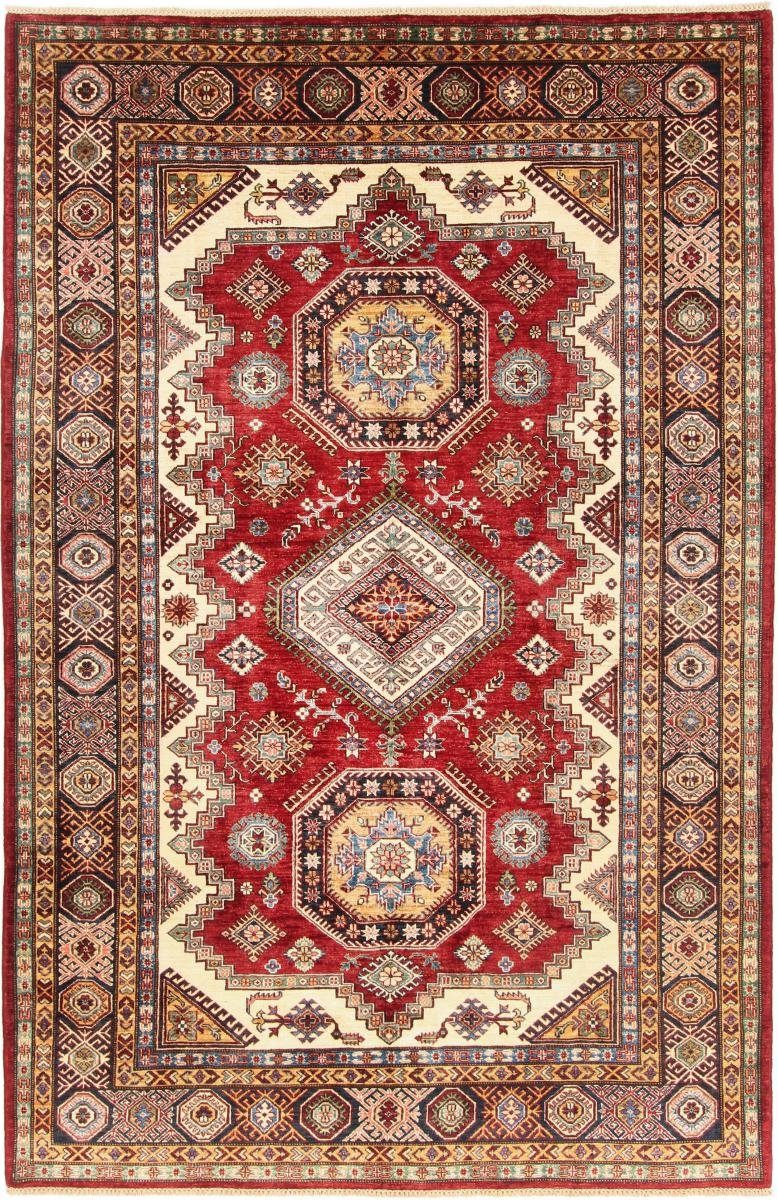 Orientteppich Kazak 184x285 Handgeknüpfter Orientteppich, Nain Trading, rechteckig, Höhe: 5 mm