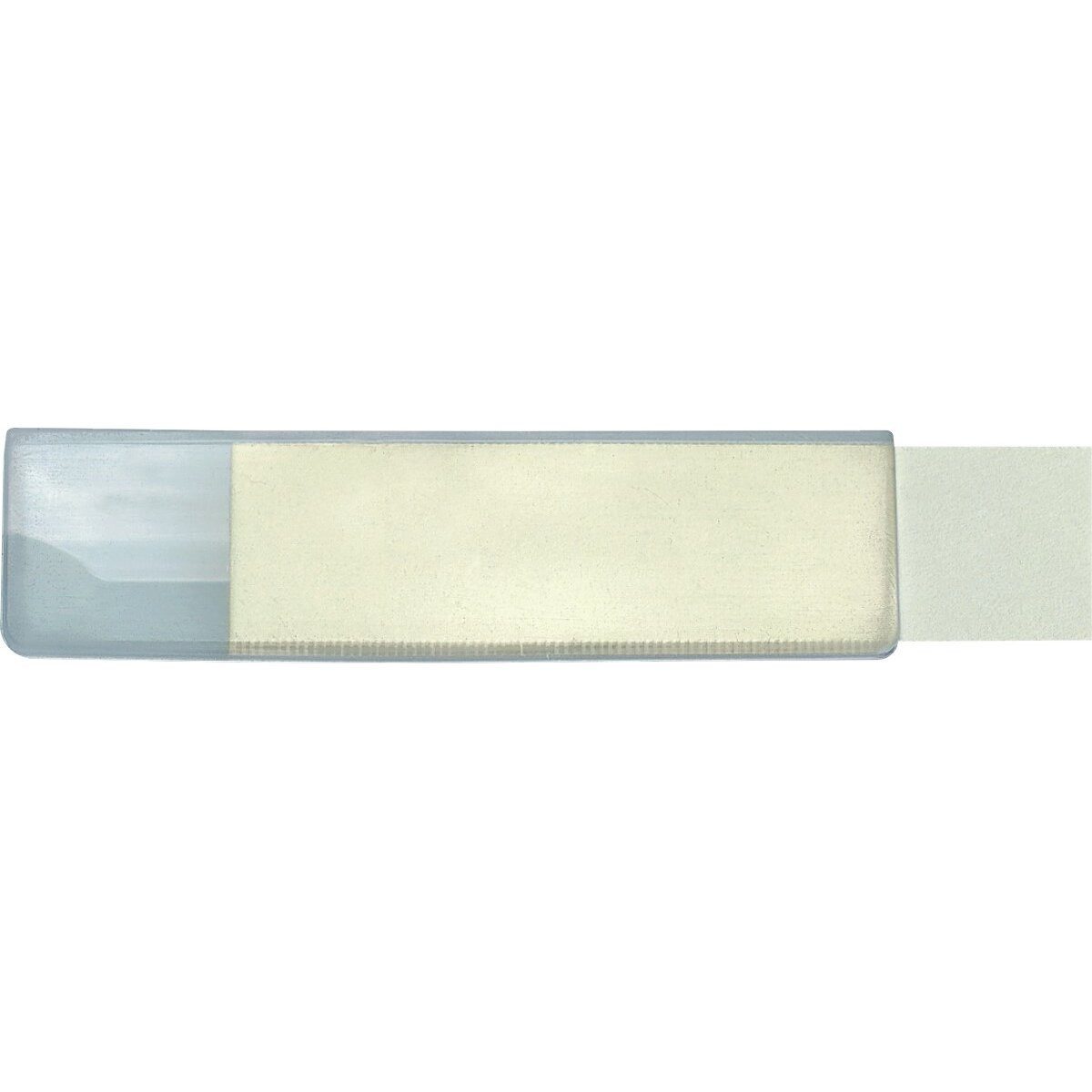 LEITZ Briefablage Beschriftungsschilder für Briefablagen 55x15mm glasklar VE=10 Stück