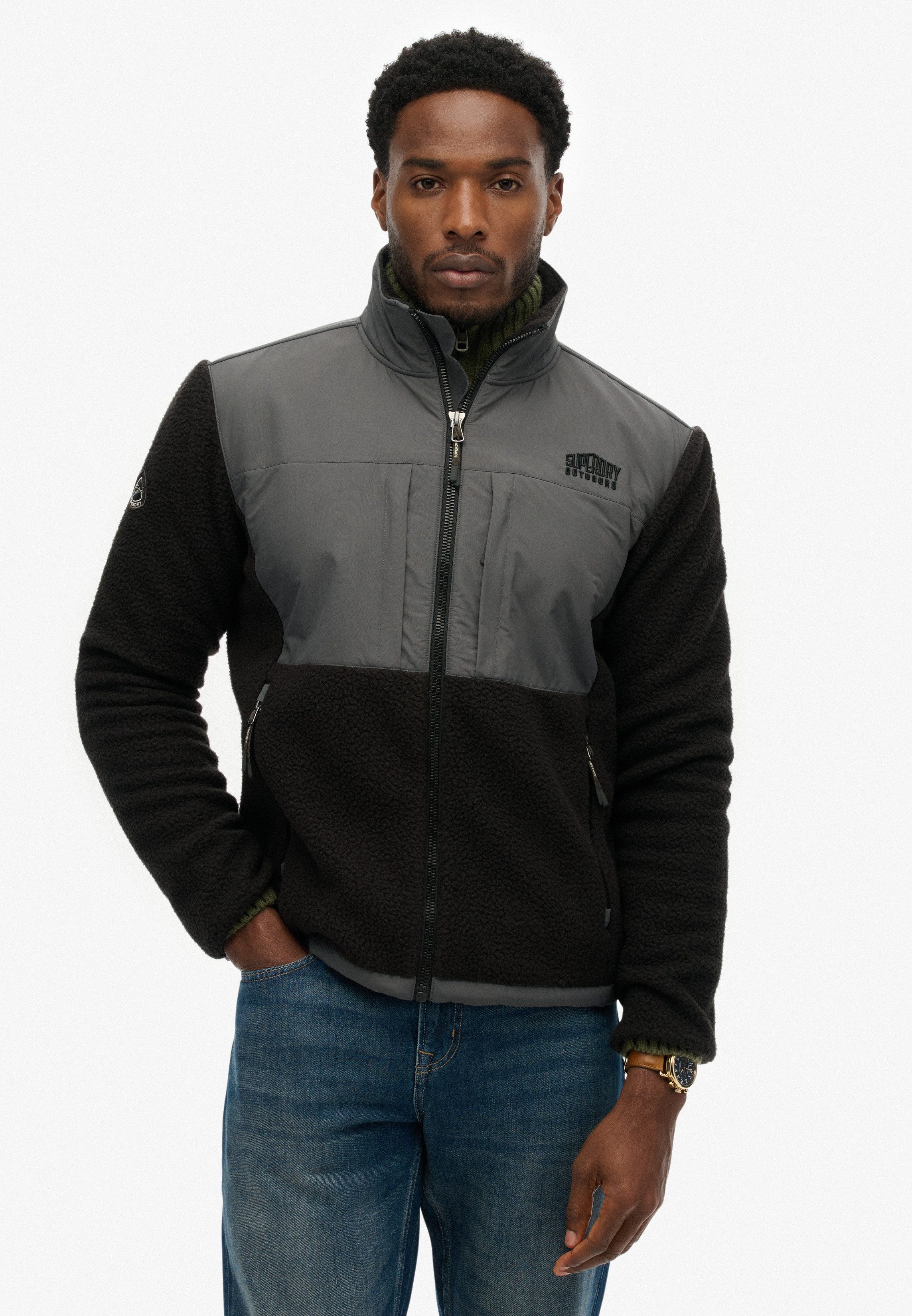 Superdry Parka POLAR FLEECE HYBRID TREKKER in toller Fleece Qualität günstig online kaufen