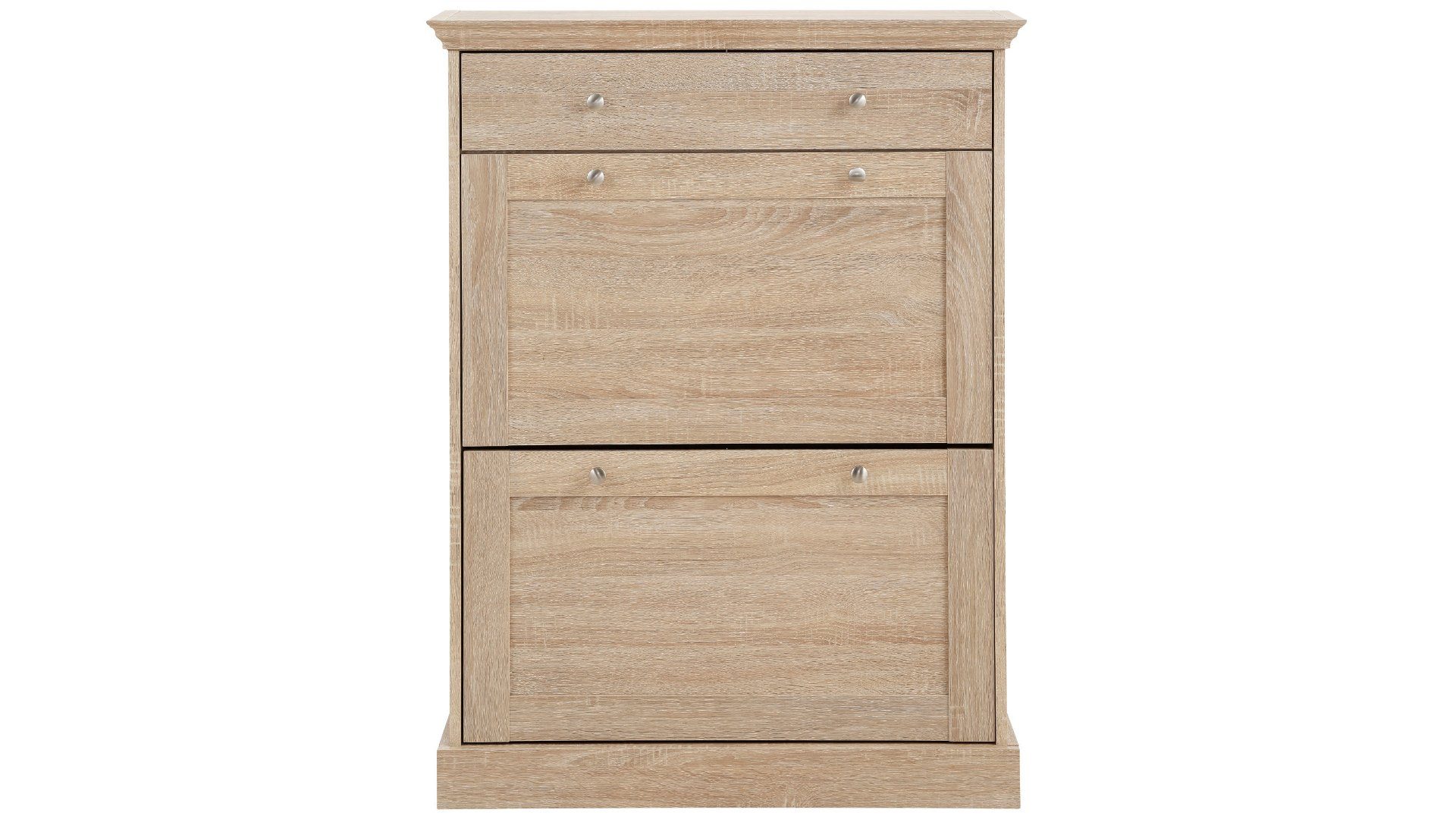loft24 Schuhkipper Bianca, Schuhschrank, 2 Klappen, 1 Schublade, MDF, Landh günstig online kaufen