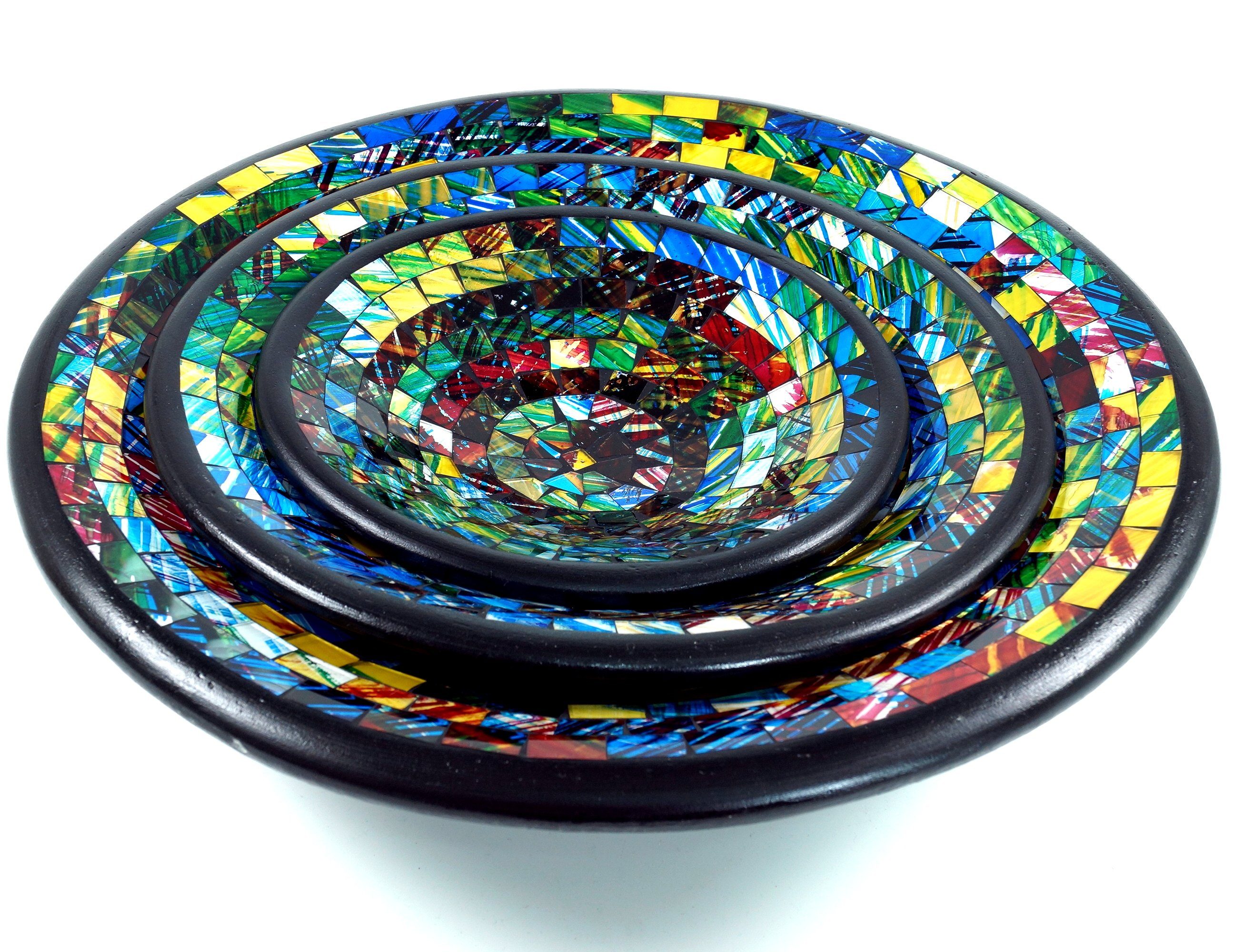 Guru-Shop Dekoschale Runde Mosaikschale, Untersetzer, Dekoschale,.. günstig online kaufen