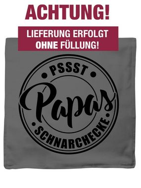 Kissenbezüge Papas Schnarchecke Badge I Papa Geschenk I Geburtstag Weihnachten, Shirtracer (1 Stück), Vatertagsgeschenk Kissen