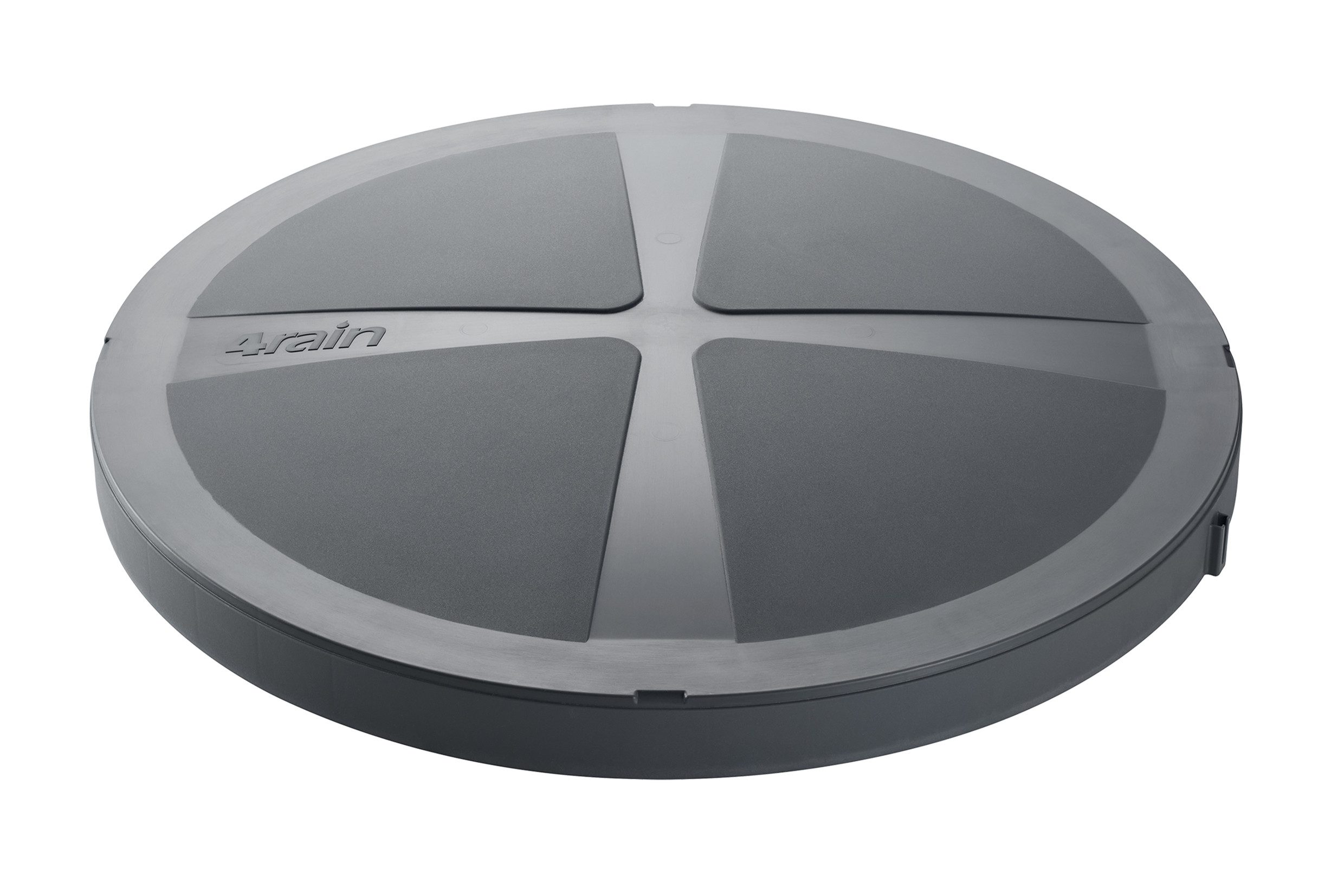 4rain Regentonne Universaldeckel graphite grey