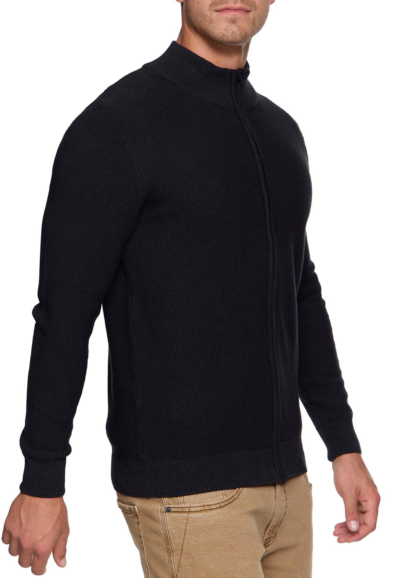 Strickjacke black Indicode Marland