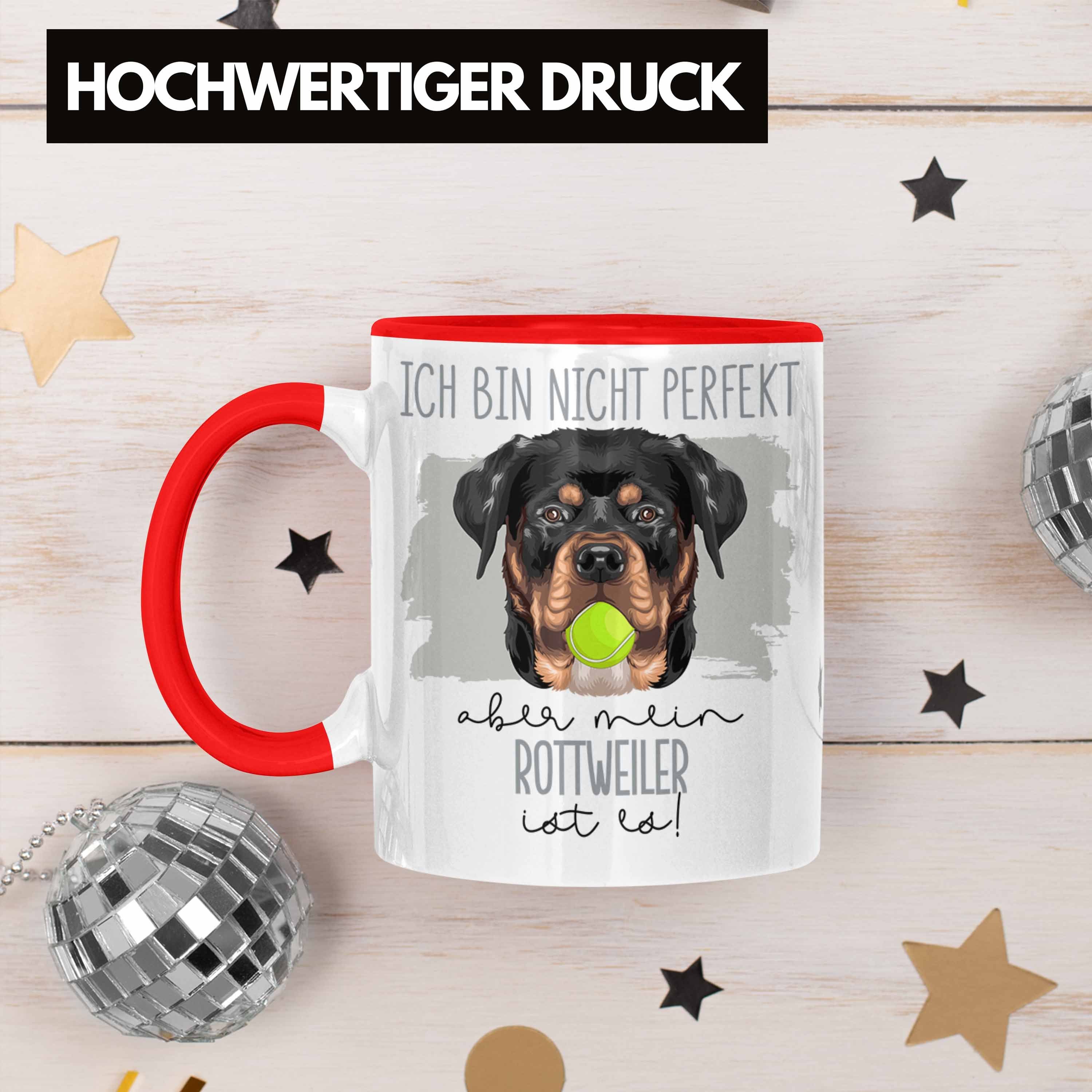 Trendation Tasse Rottweiler Besitzer Geschenkidee Geschenk Tasse Spruch Lustiger Besitz