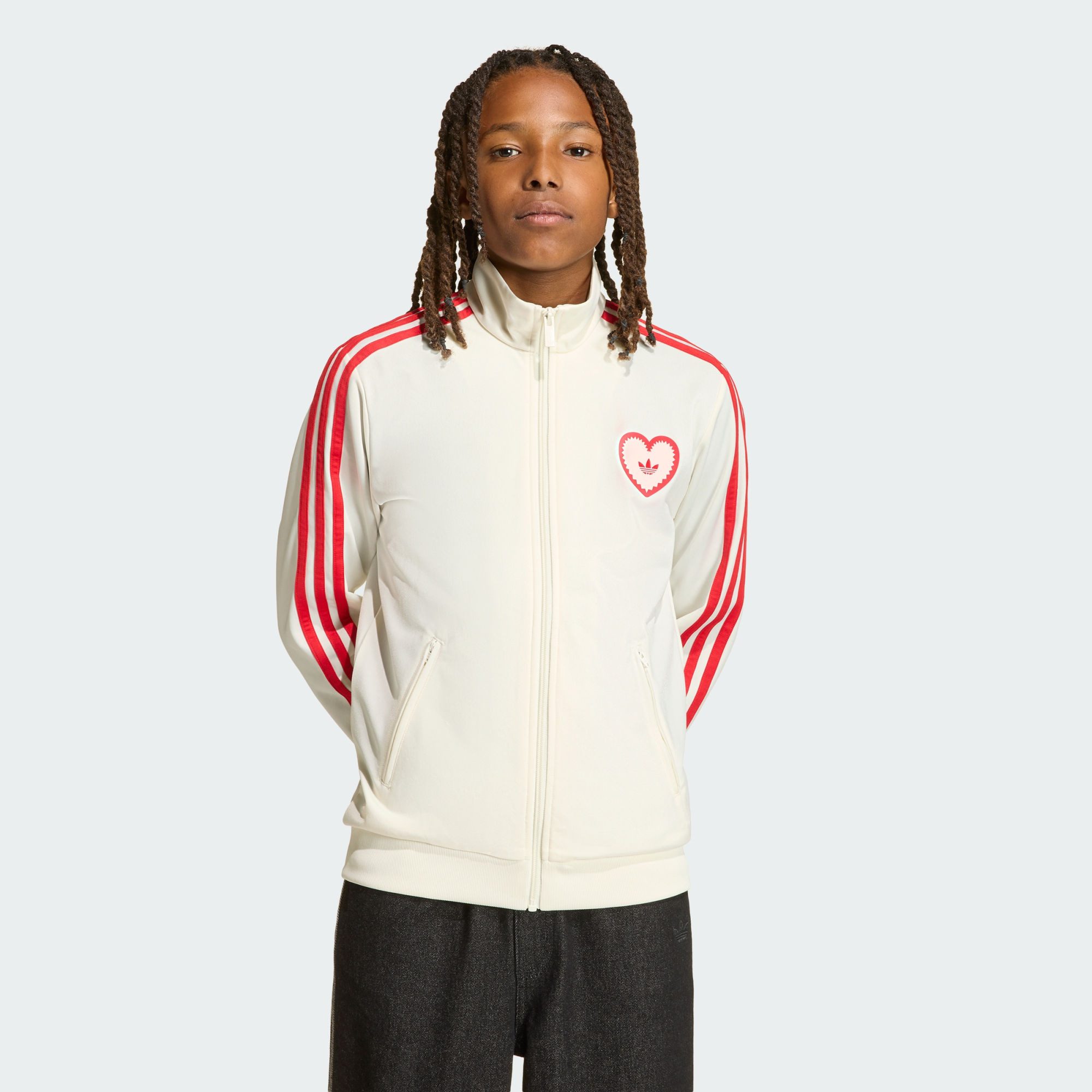 adidas Originals Trainingstop FIREBIRD HEART ORIGINALS JACKE, LOCKER GESCHNITTEN (1-tlg)