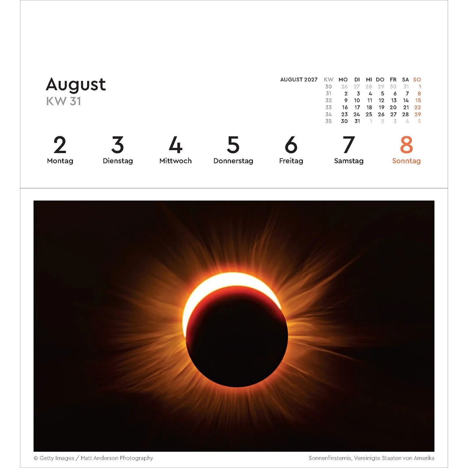 Tischkalender Magischer Augenblick - KUNTH Postkartenkalender 2027