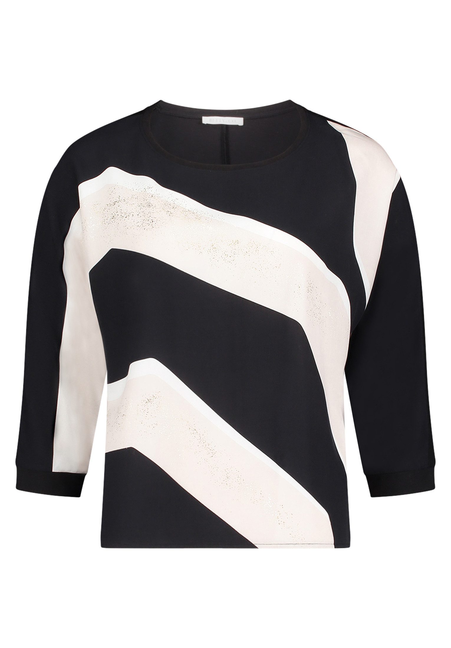 Betty&Co 3/4-Arm-Shirt Damen mit Fledermausärmeln (1-tlg) günstig online kaufen