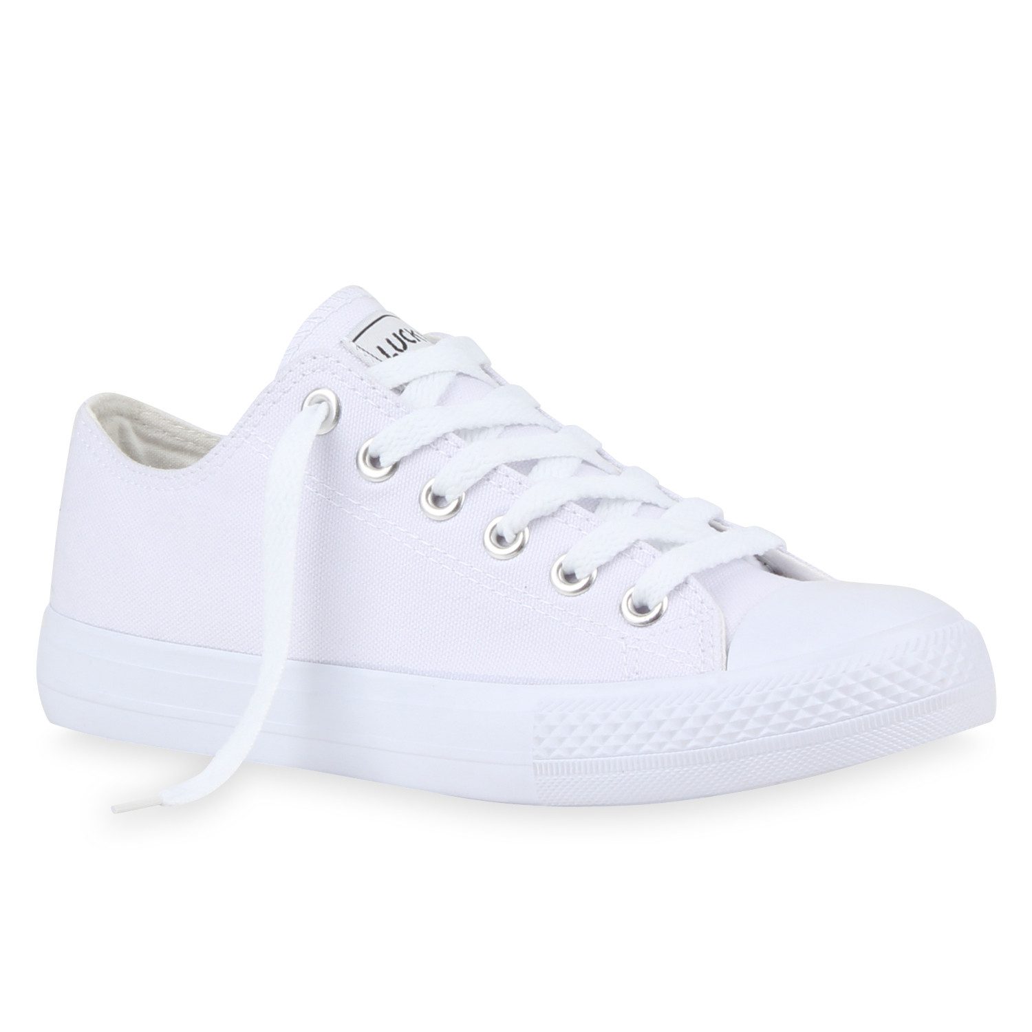 VAN HILL 94237 Sneaker Damen Sneaker Low Canvas Freizeitschuhe Schnürer Bas günstig online kaufen
