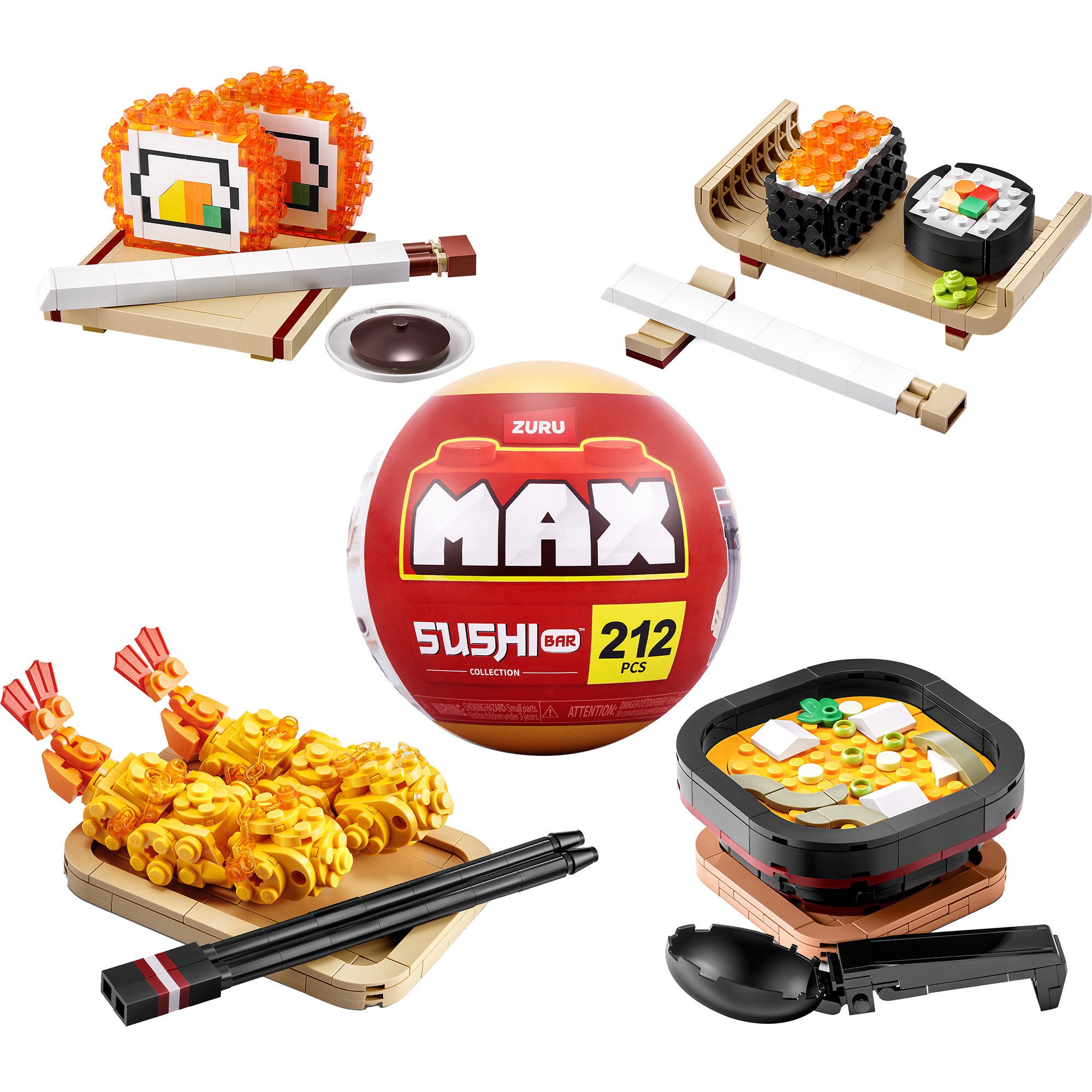 ZURU ZURU MAX Premium Snacks - Sushi Bar, Spielbausteine
