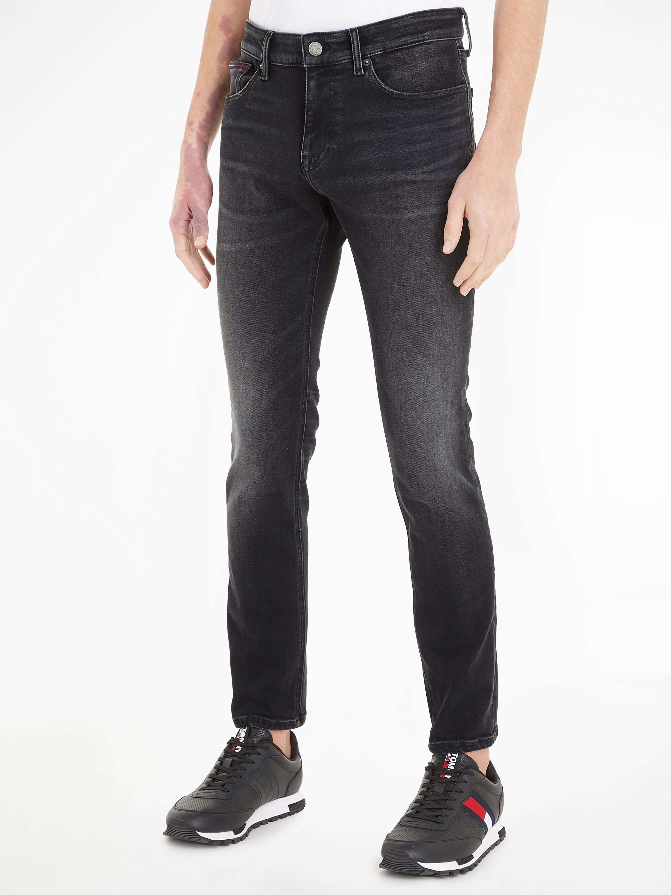 Tommy Jeans 5-Pocket-Jeans SCANTON SLIM Denim Black