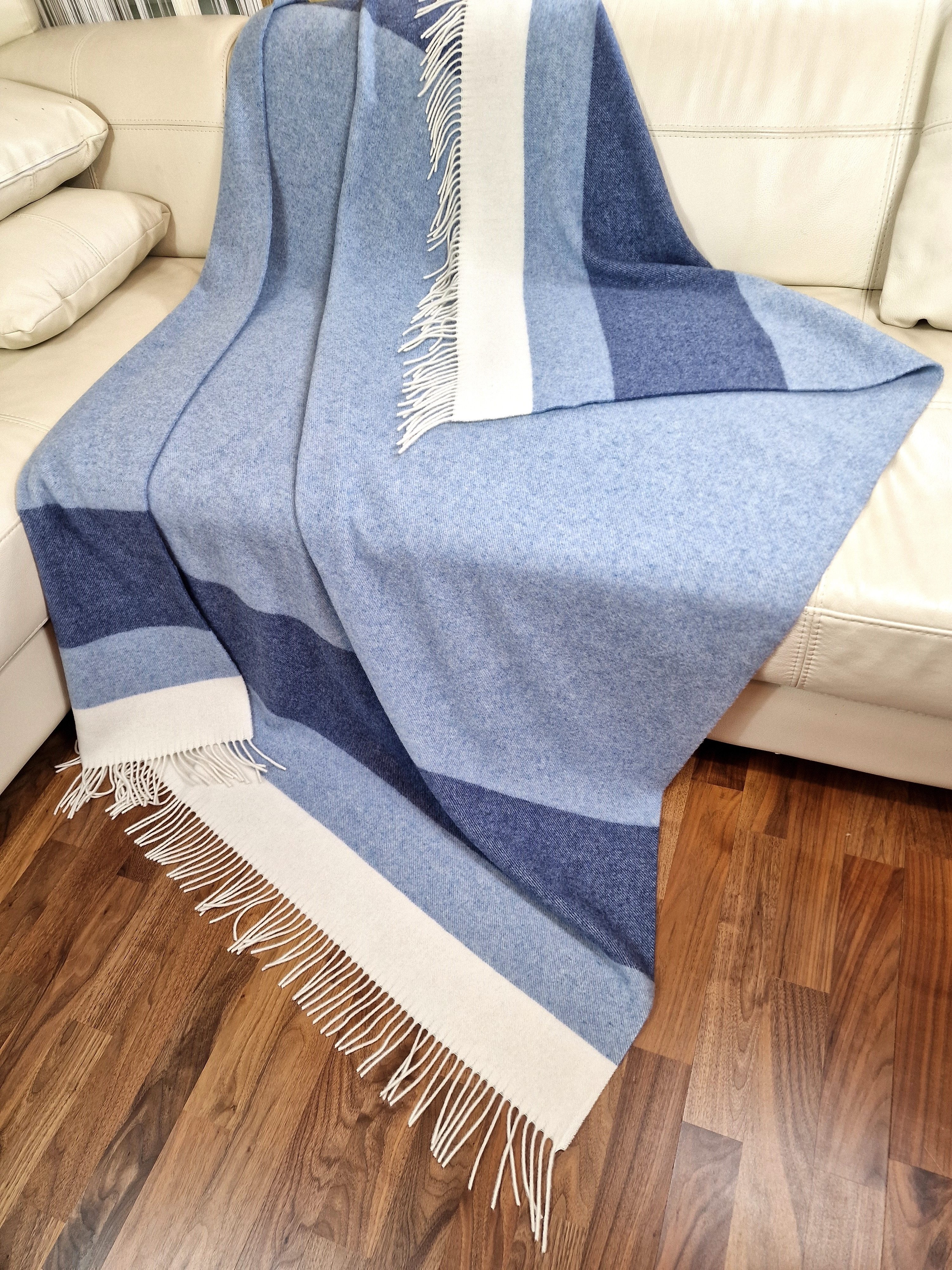 Wolldecke Wolldecke "FARO" Merinowolle-Kaschmir-Mix, 140 x 200 cm, STTS