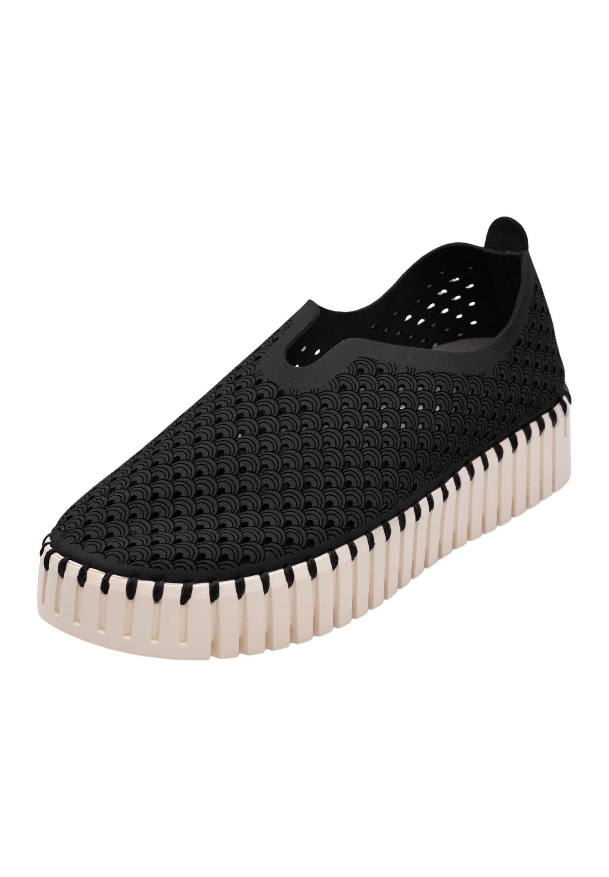 Ilse Jacobsen TULIP3373 Sneaker Plateausohle, atmungsaktive Mikrofaser, hoher Tragekomfort
