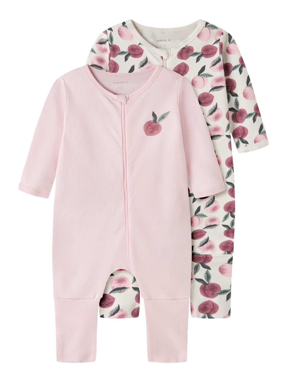 Name It Schlafoverall Nbfnightsuit 2P Zip Ff Peaches