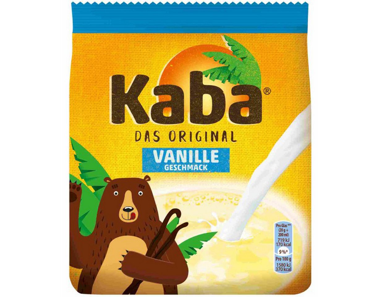 Kaba Kakao, Kaba das Original Getränkepulver Sorte Vanille Nachfüllpack 400g