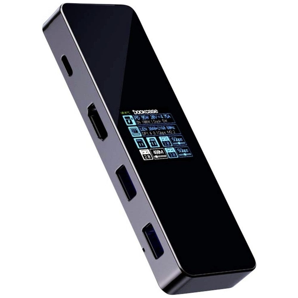 Dockcase Laptop-Dockingstation Dockcase USB-C® Dockingstation Universal integriertes Display, inkl