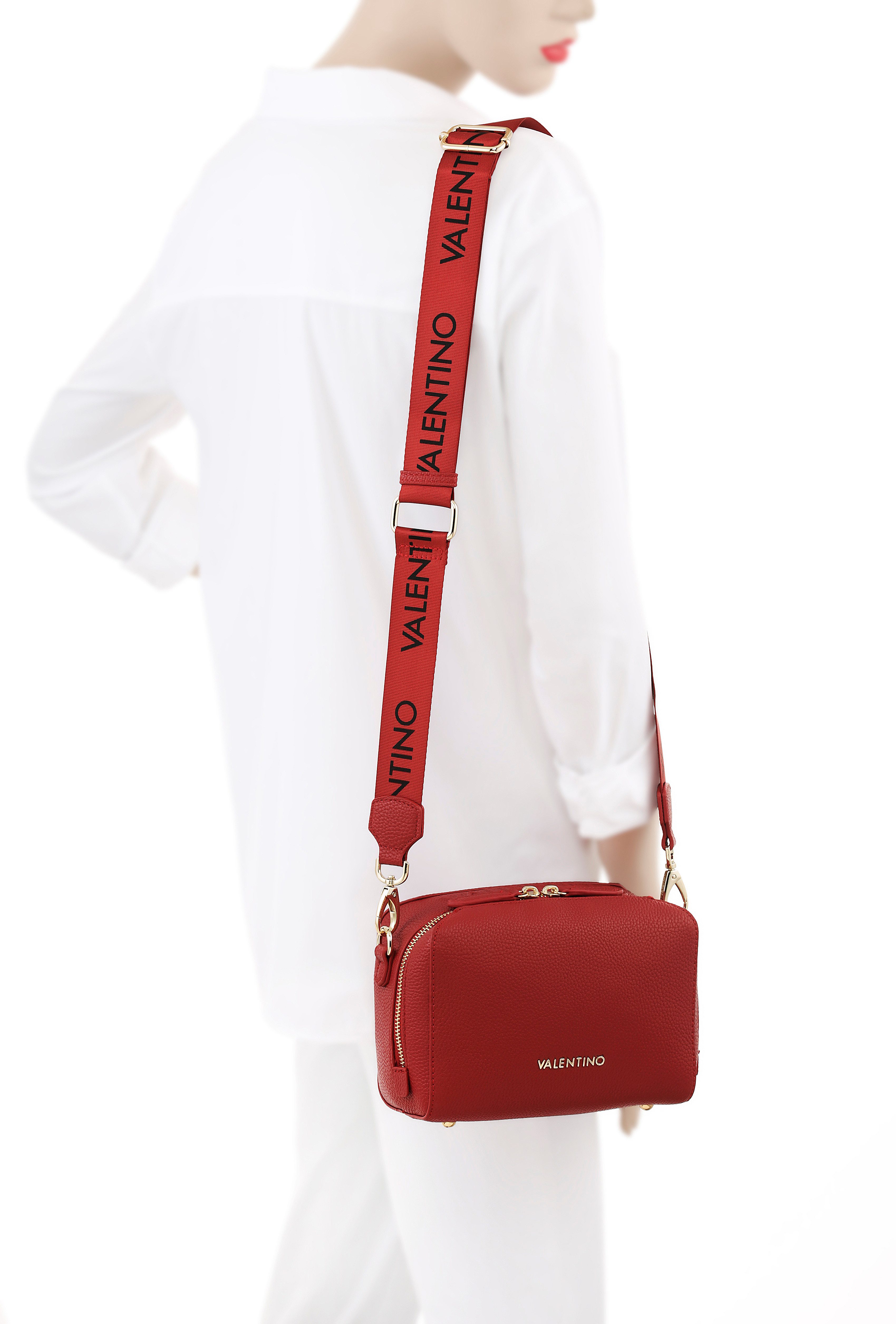 VALENTINO BAGS Mini Bag PATTIE, Damen Umhängetasche, Handtasche mit Logoschriftzügen
