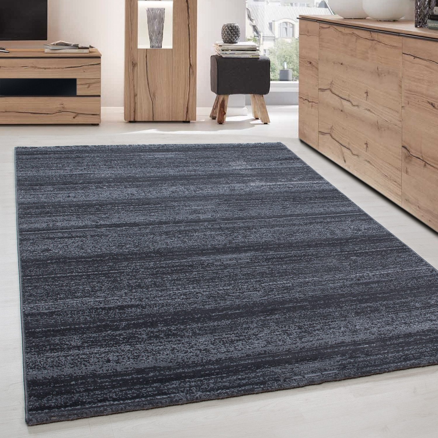 Designteppich Unicolor - Einfarbig, Carpettex, Läufer, Höhe: 6 mm, Modern Kurzflor Teppich Wohnzimmer Einfarbig Weicher flor Pflegeleicht