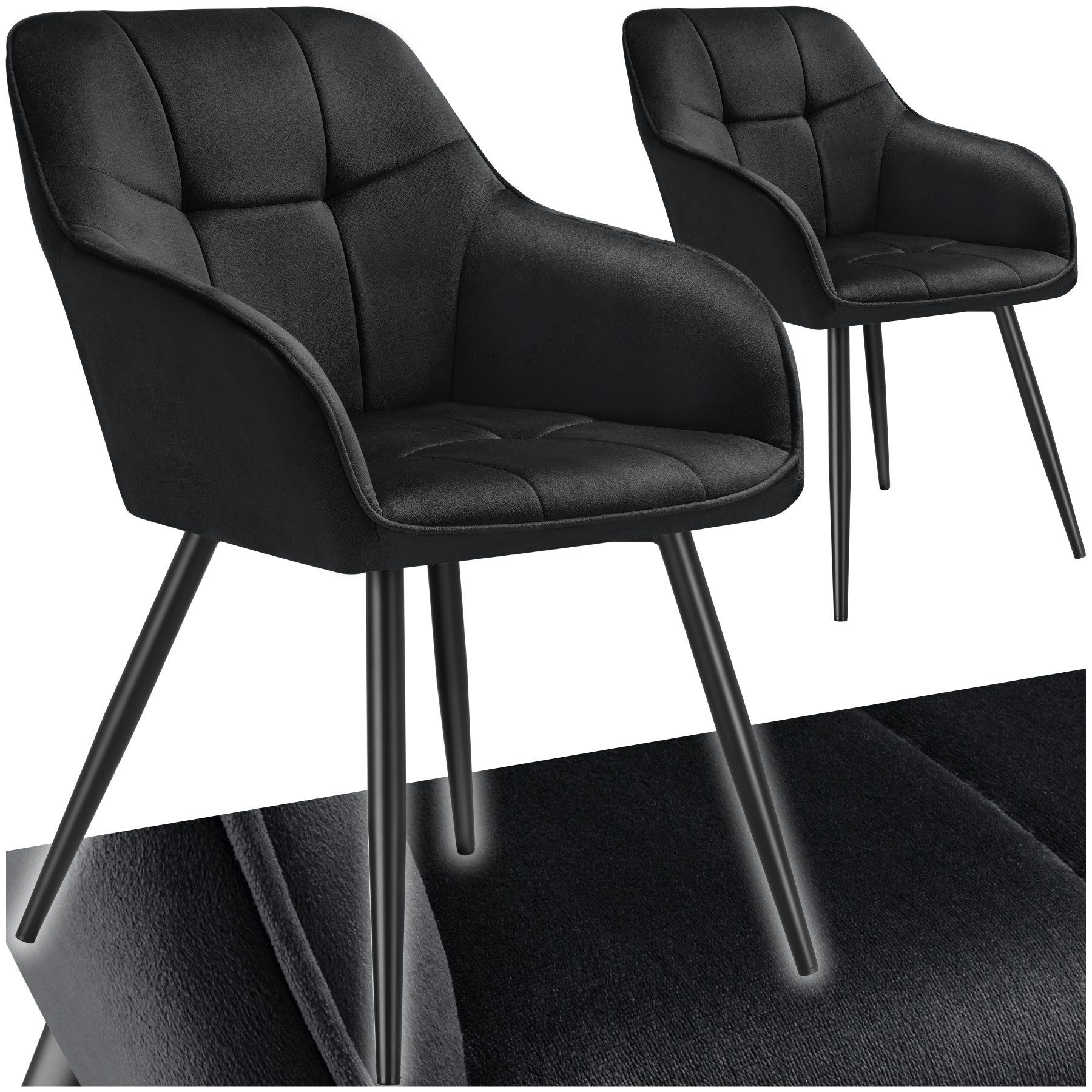 tectake Esszimmerstuhl Marilyn (Set, 2 St), günstig online kaufen