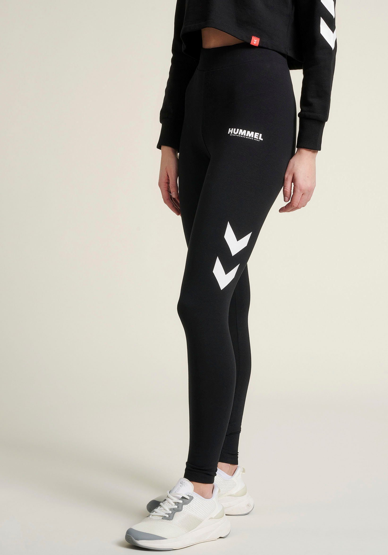 hummel Leggings Schwarz