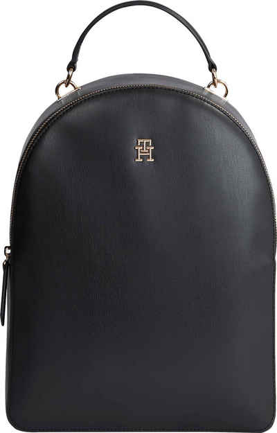 Tommy Hilfiger Cityrucksack TH REFINED BACKPACK, mit goldfarbenen Details