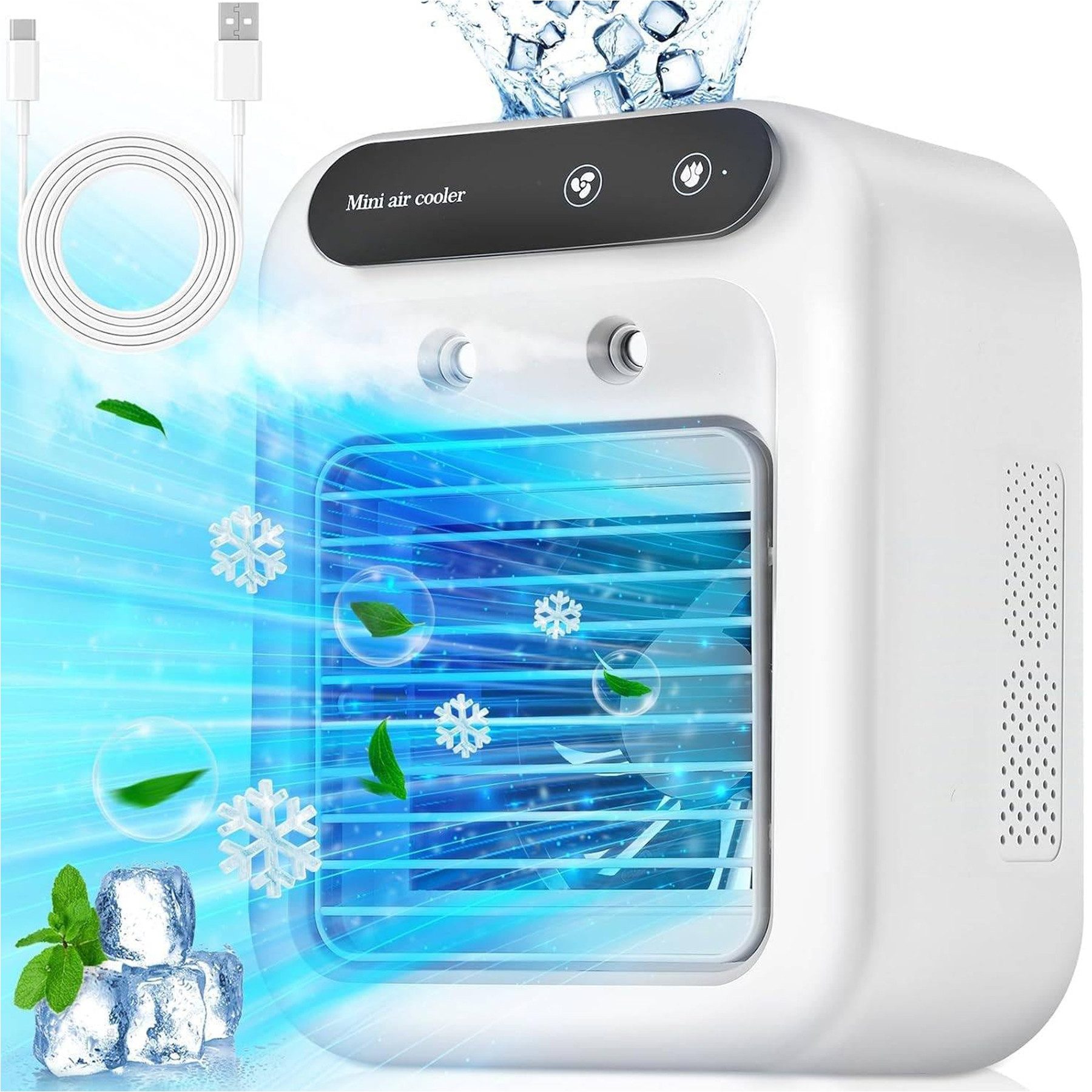 Senmudi Ventilatorkombigerät Luftkühler mit Verdunstungskühlung Mini günstig online kaufen