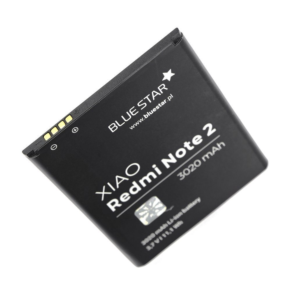 BlueStar Akku Ersatz kompatibel mit Note 2 Austausch Accu 3020 Xiaomi mAh Redmi BM45 Batterie Smartphone-Akku