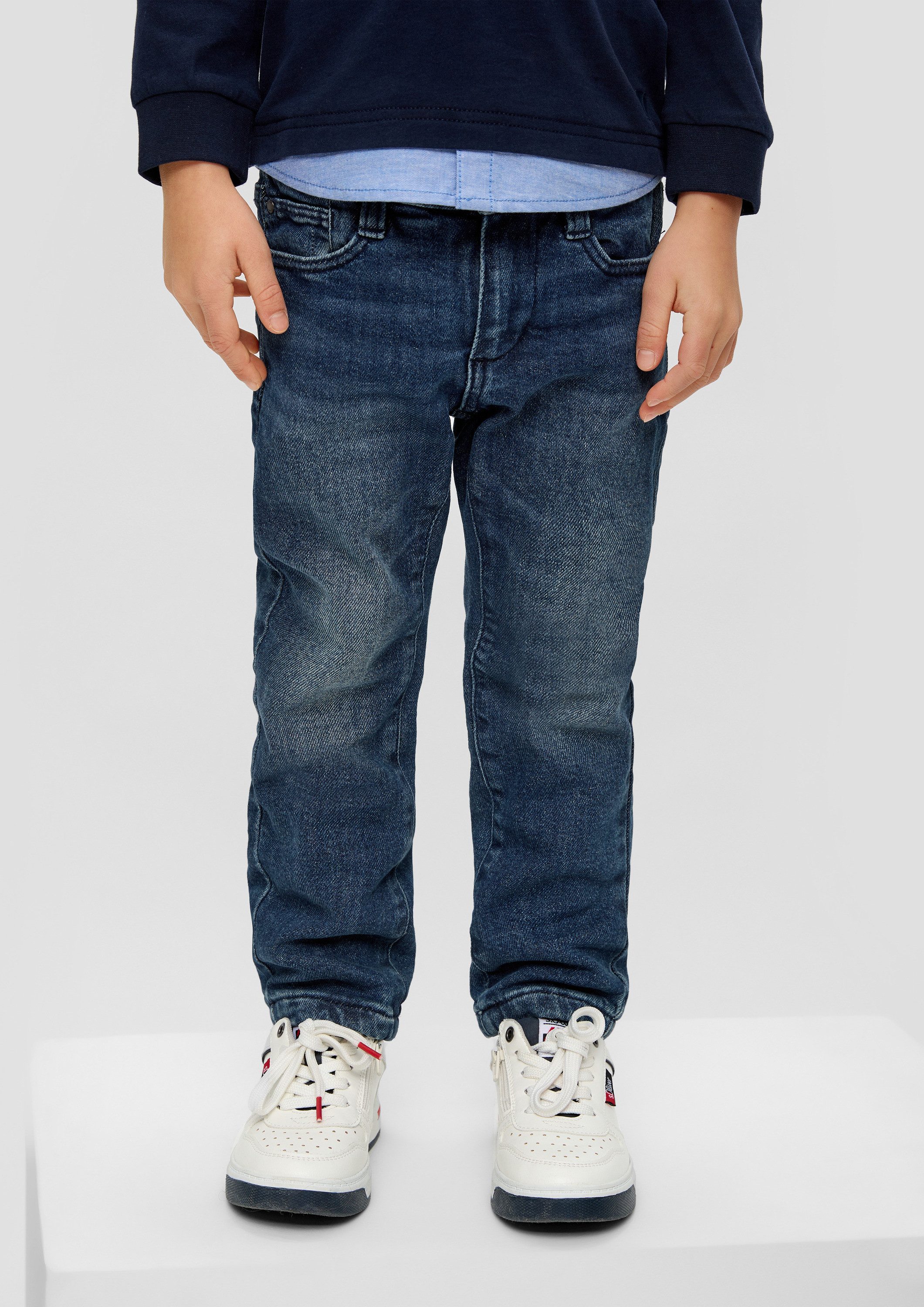 s.Oliver Regular-fit-Jeans Jeans-Hose PELLE Gefütterte Jeans Pelle / Regular Fit / Mid Rise / Straight Leg