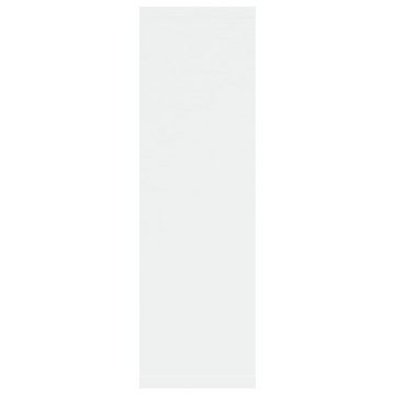 furnicato Wandregal Weiß 85x16x52,5 cm Holzwerkstoff