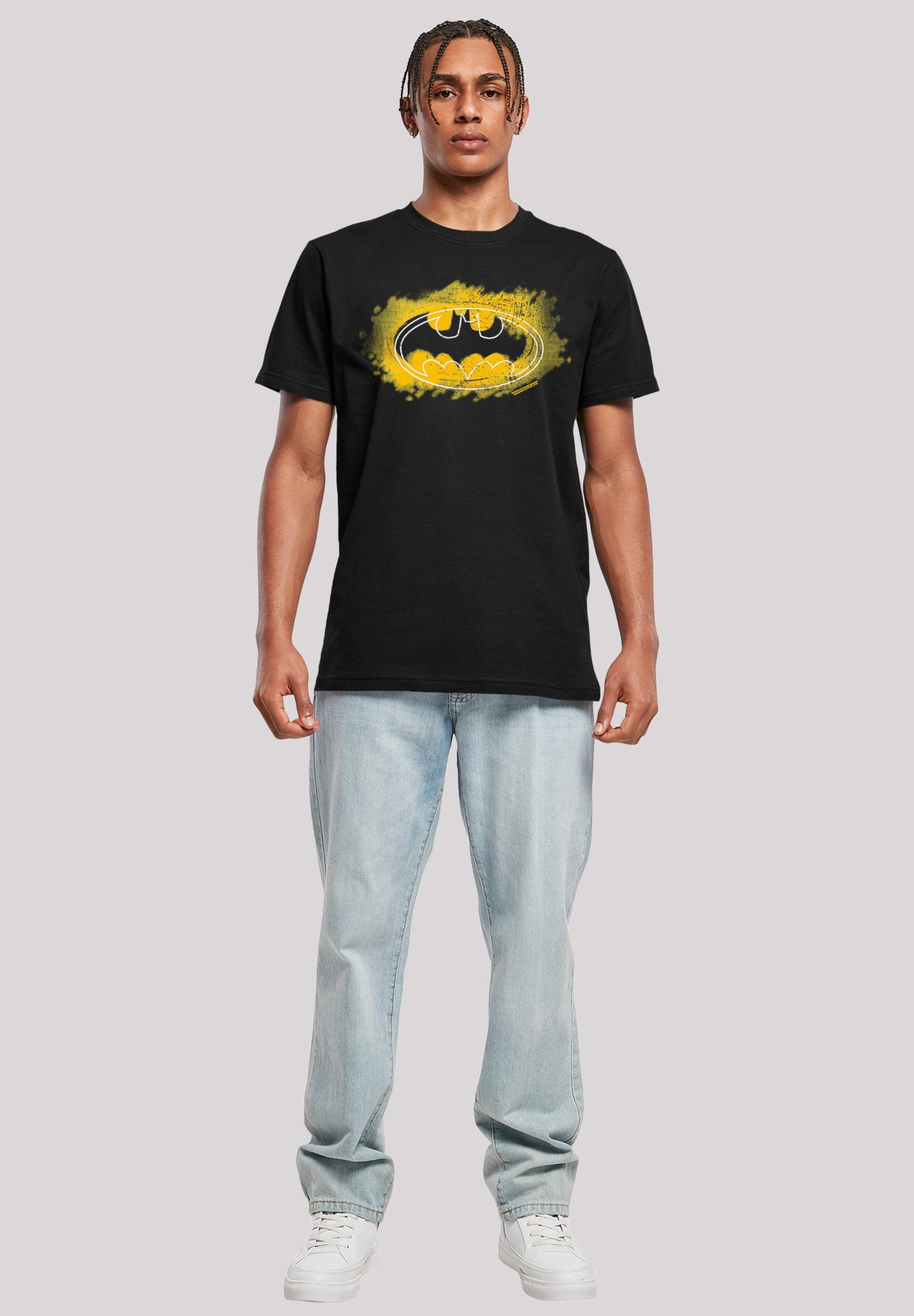 Logo T-Shirt Spray DC F4NT4STIC Comics Batman Merch,Regular-Fit,Basic,Bedruckt Herren,Premium