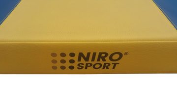 NiroSport Turnmatte Turnmatte Gymnastikmatte Schutzmatte 100, 150, 200 x 100 x 8 cm (1er-Pack), hautfreundlich und sehr robust.