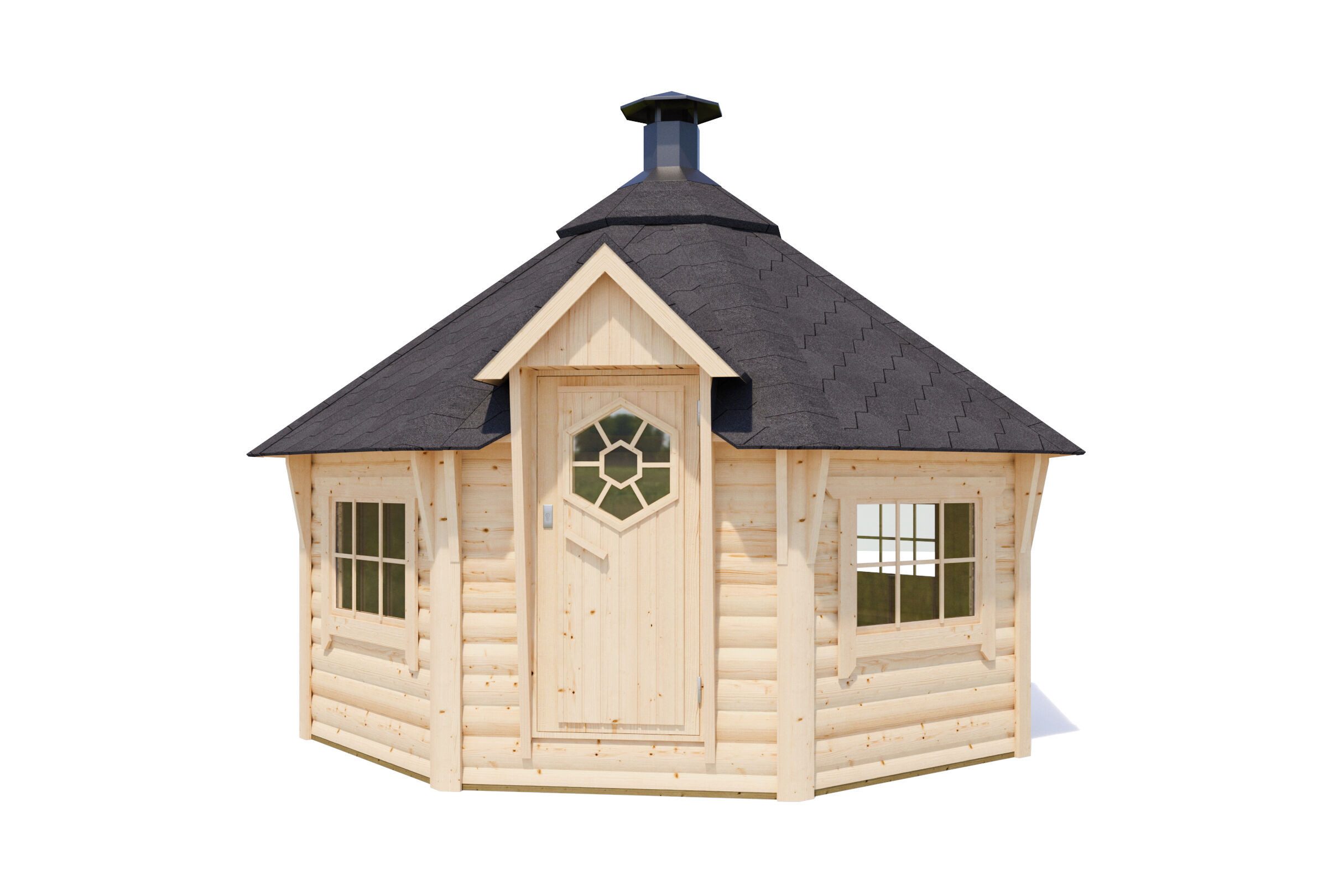 Fjordholz Grillkota Lasse 12,0m² DeLuxe