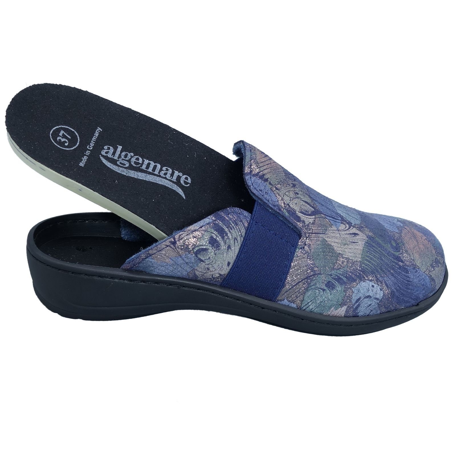 algemare Algemare Damen Clogs 8157-8372 marine blau Clog