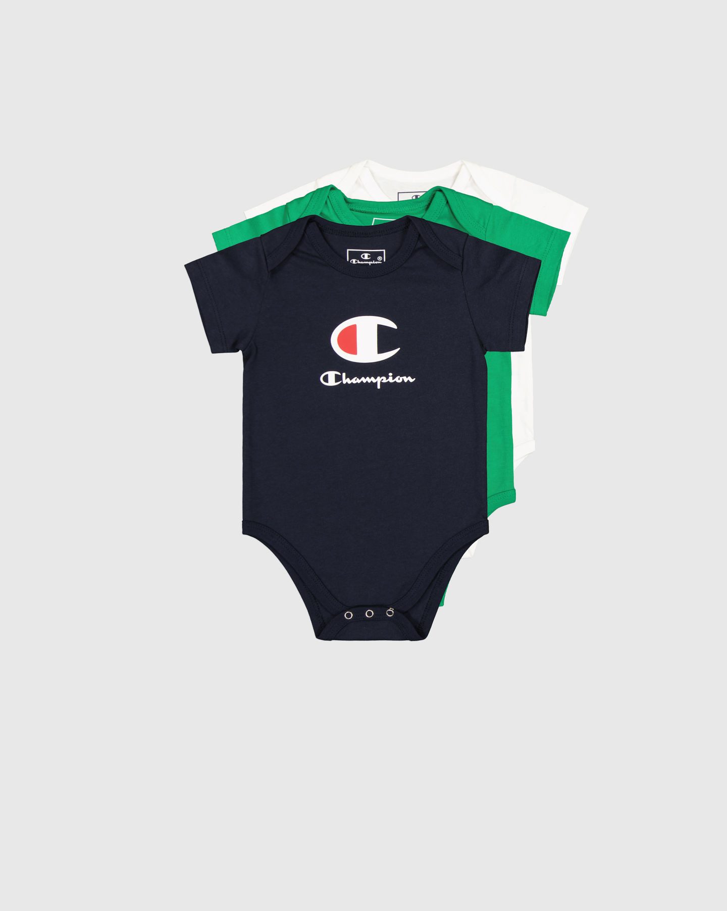 Champion Langarmbody 3PK SHORTSLEEVE BODYSUITS (Packung, 3-tlg)