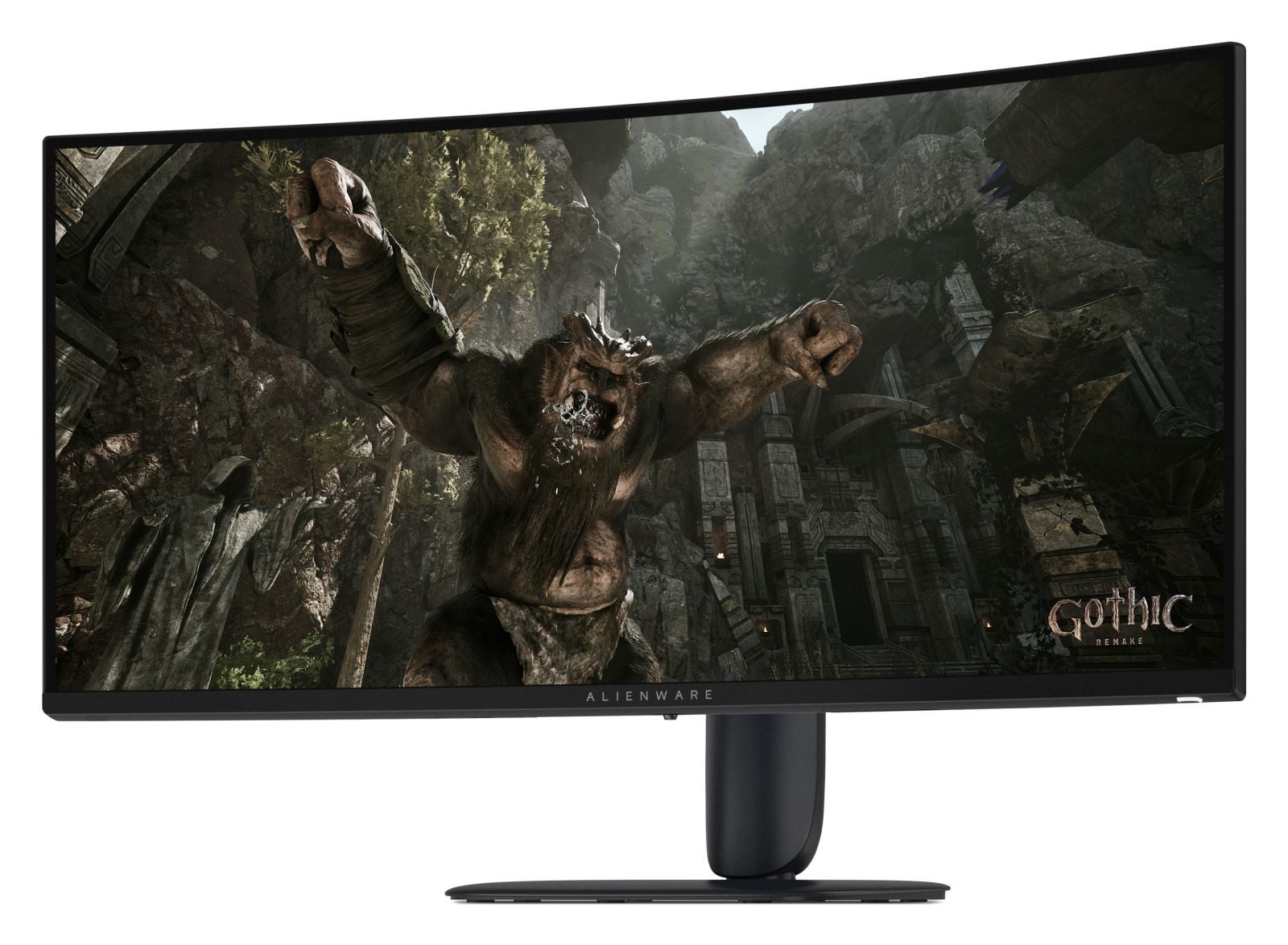 Dell Alienware AW3426DWM - LED - Gaming - gebogen - 86.43 cm (34) - 344... TFT-Monitor (3440 x 1440 px, 4K Ultra HD, 1 ms Reaktionszeit, 240 Hz, VA, Curved, Adaptive-Sync, FreeSync Premium, HDCP, HDR, Höhenverstellbar)