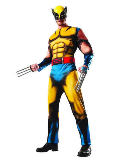 Rubie´s Kostüm Comic Wolverine, Gepolstertes Marvel Superheldenkostüm im Comic-Stil