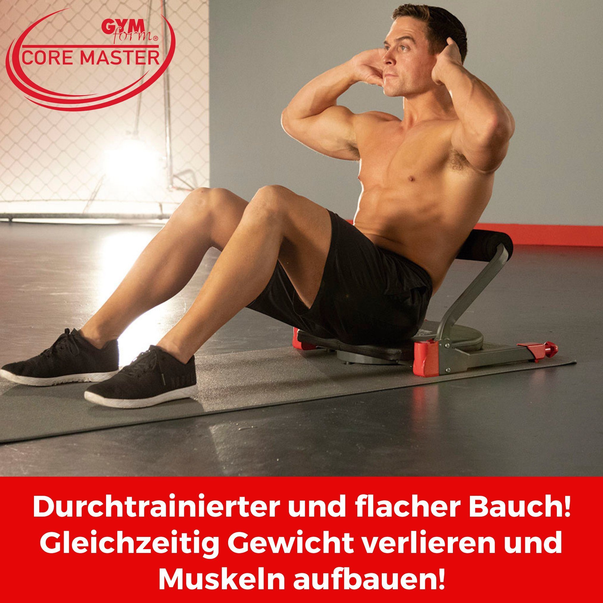 - Ganzkörpertrainer kompaktes Fitnessgerät & (mit kleines für Master, Core Zuhause Gymform® Trainingsanleitung), Fitnesswunder