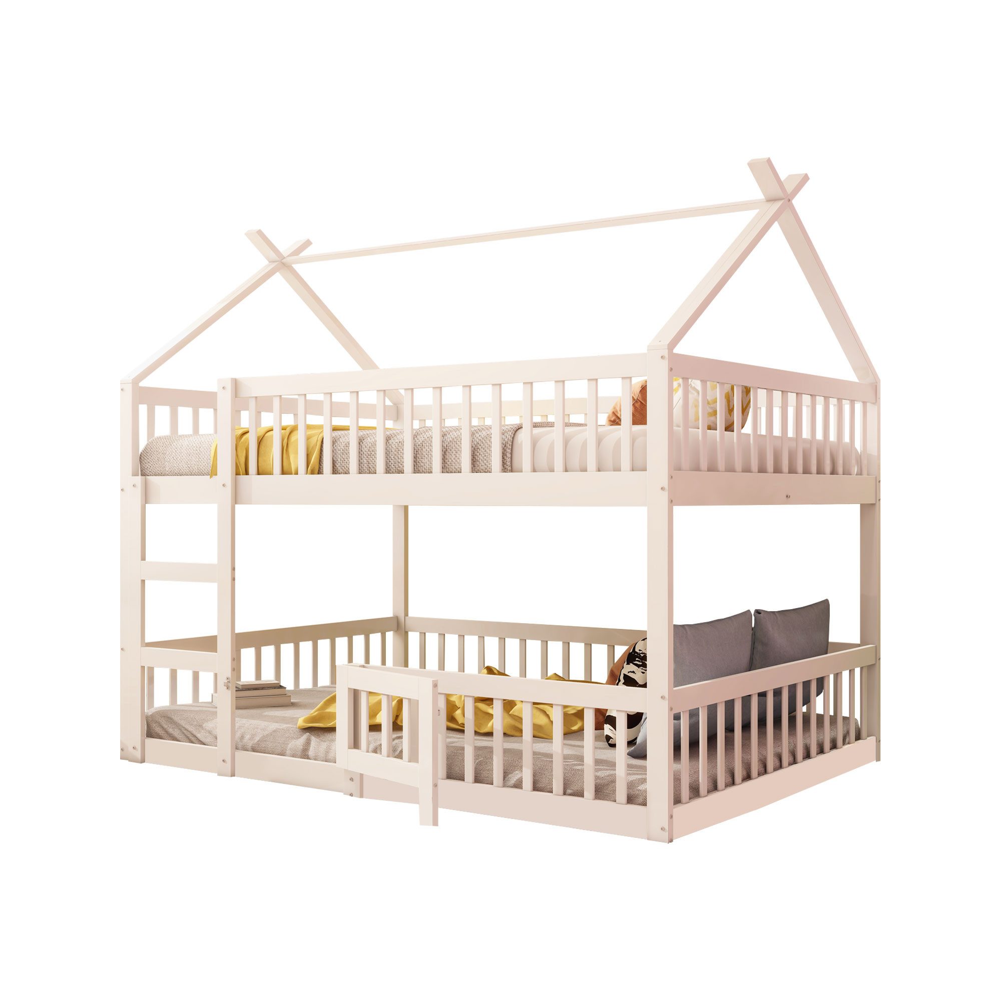 OKWISH Etagenbett Gästebett, Kinderbett mit Treppe, günstig online kaufen