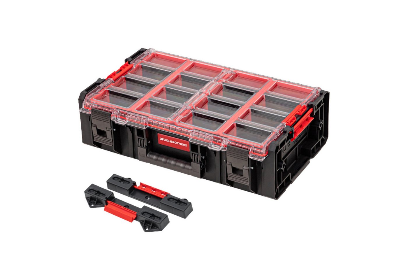 Thumbnail - Toolbrothers Werkzeugkoffer RHINO XXL Organizer ECO Höhe XXL + Connect Adapter 19,5 l IP66