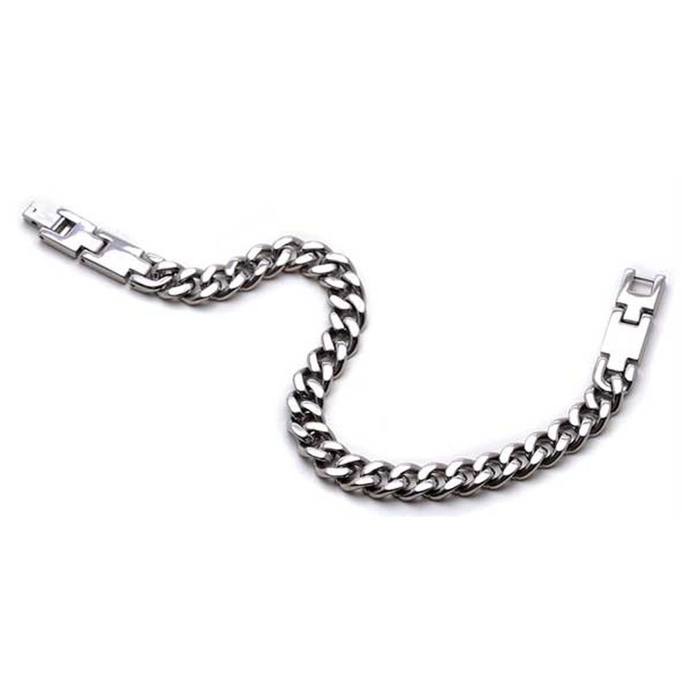 Vivance Panzerarmband Klassisches Panzerarmband aus hochwertigem Titan, mit Panzerkettengliederung