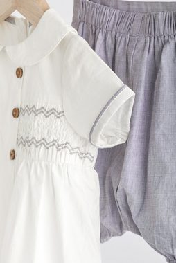 Next Hemd & Hose Baby elegantes Oberteil aus Webmaterial + Shorts (2-tlg)