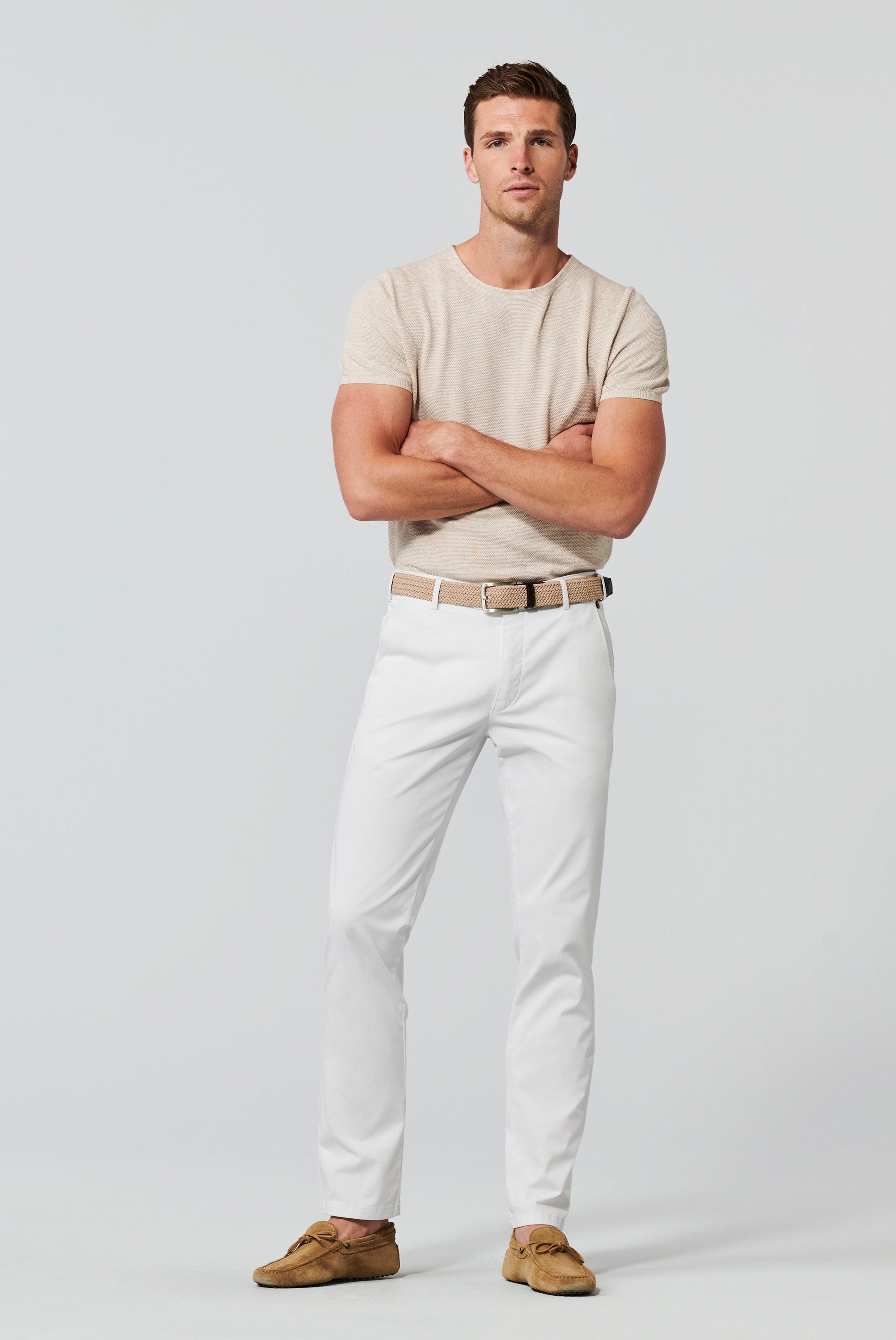 MEYER 5-Pocket-Jeans MEYER ROMA weiß 9-316-40 günstig online kaufen