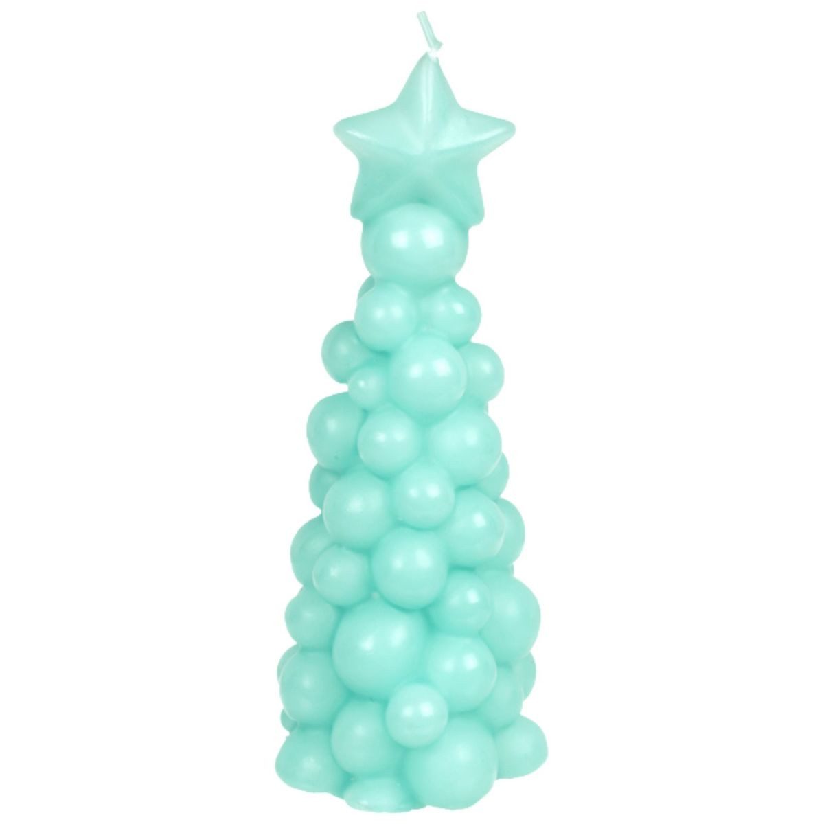 Out of the Blue Formkerze Bubble X-Mas Tree 6 x 17,5 cm Weihnachtskerze als Weihnachtsbaum Tanne, duftfrei