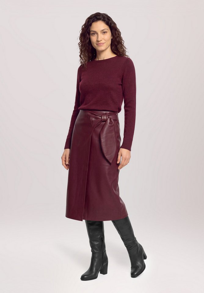 Cartoon Strickpullover Damen mit Rundhalsausschnitt (1-tlg)
