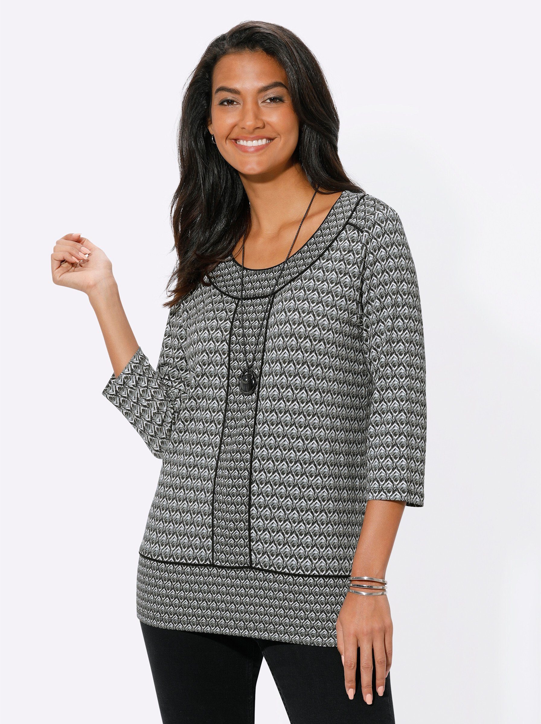 Casual Looks 3/4-Arm-Shirt "Shirt", (1 tlg.) günstig online kaufen