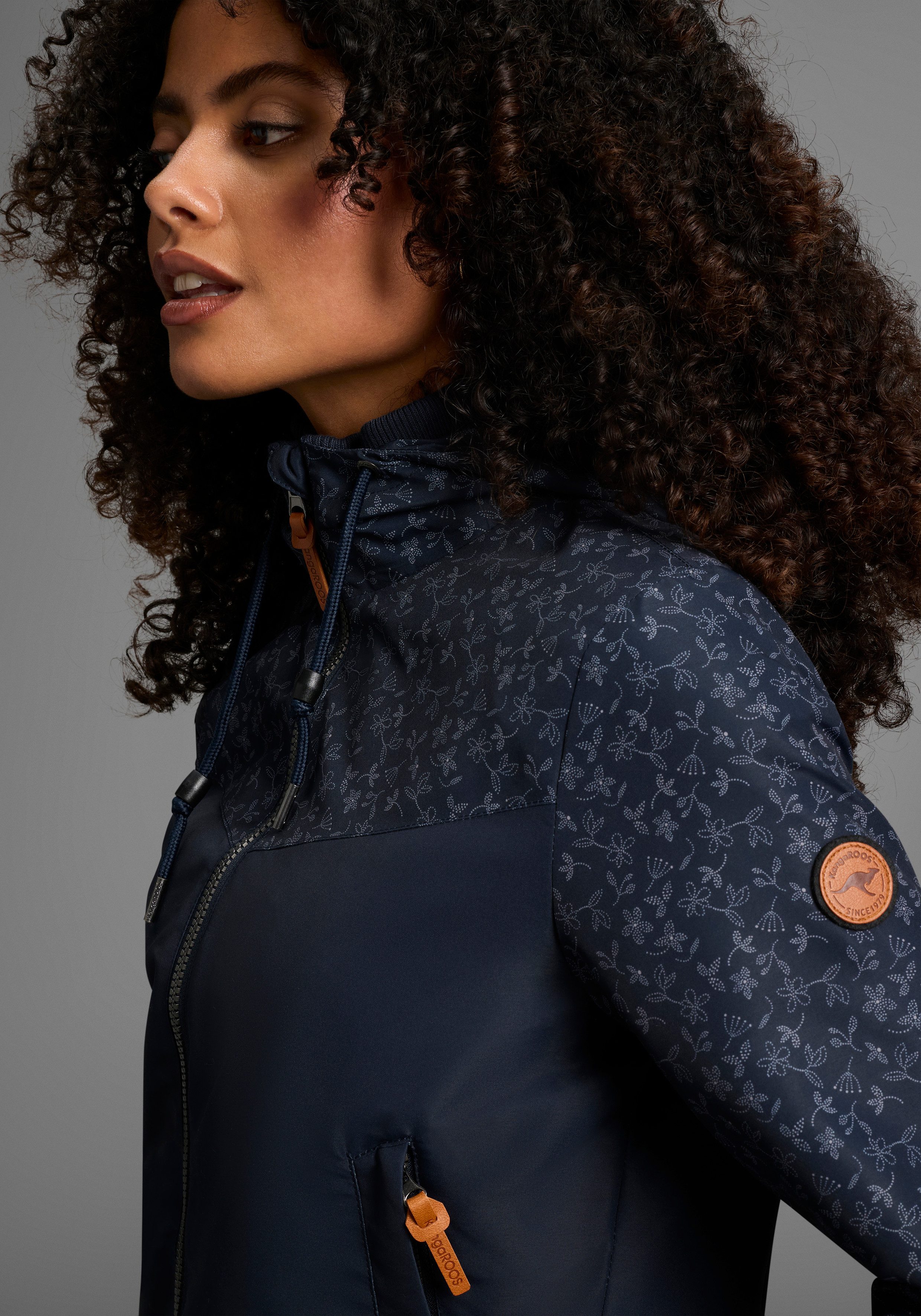 KangaROOS Funktionsjacke Übergangsjacke, Blouson mit Print günstig online kaufen