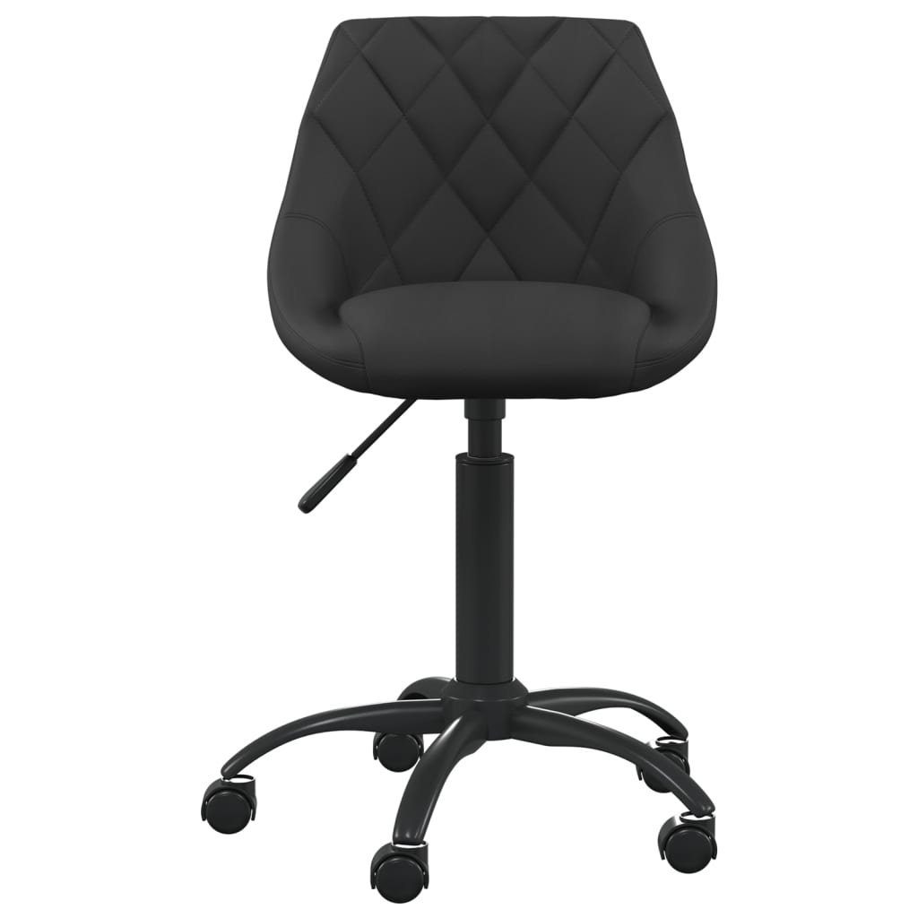 vidaXL Bürostuhl Bürostuhl Schwarz Samt (1 St)