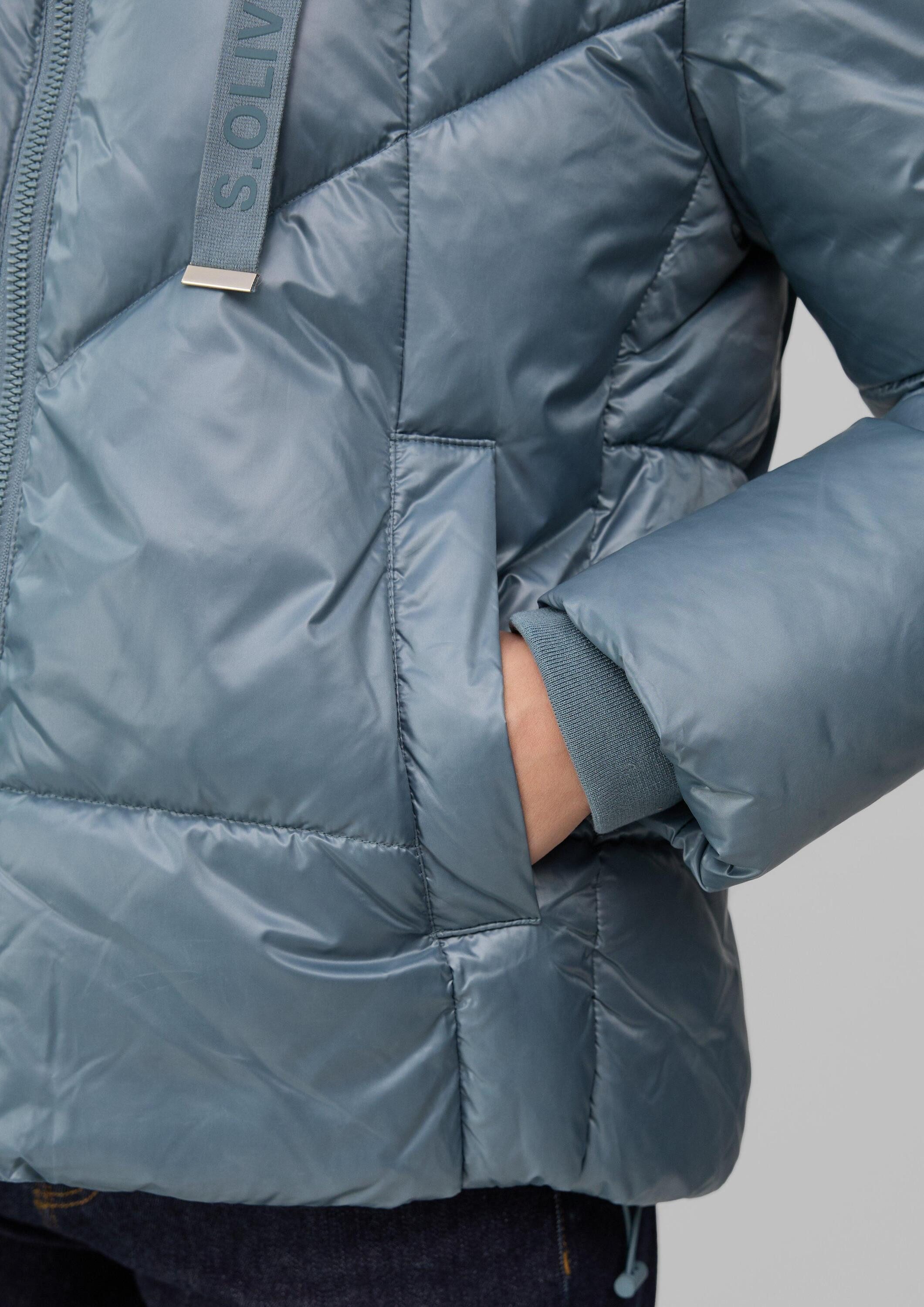 s.Oliver Winterjacke Outdoor-Jacke Steppjacke mit Weitenregulierung