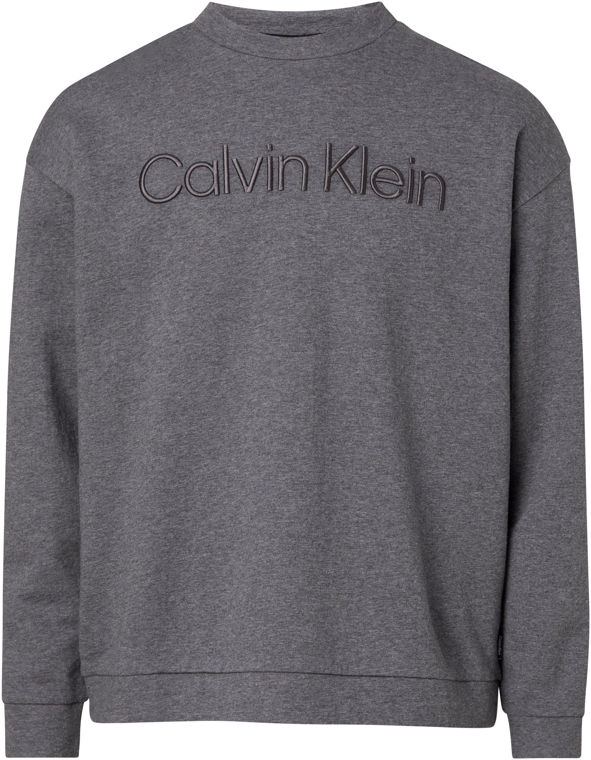 grey Calvin heather SWEATSHIRT Sweatshirt SPACER ICONIC Klein dark COMFORT