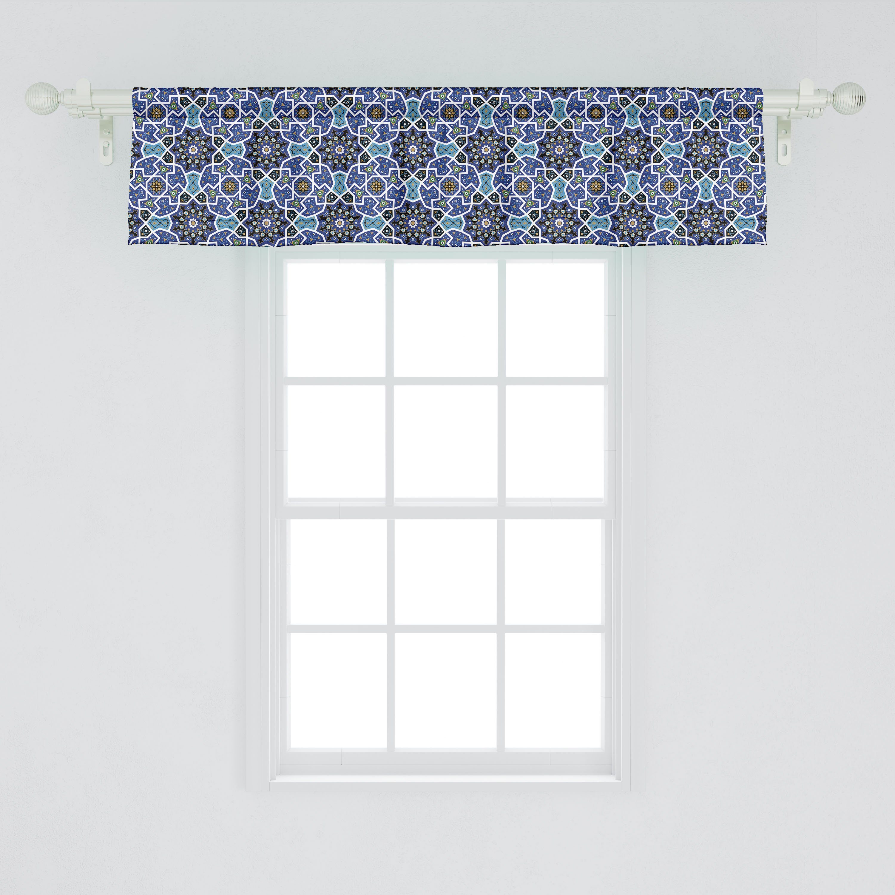Arabisch Entwurf Küche mit Gypsy Vorhang Microfaser, Volant Dekor Schlafzimmer Persian für Stangentasche, Abakuhaus, Scheibengardine